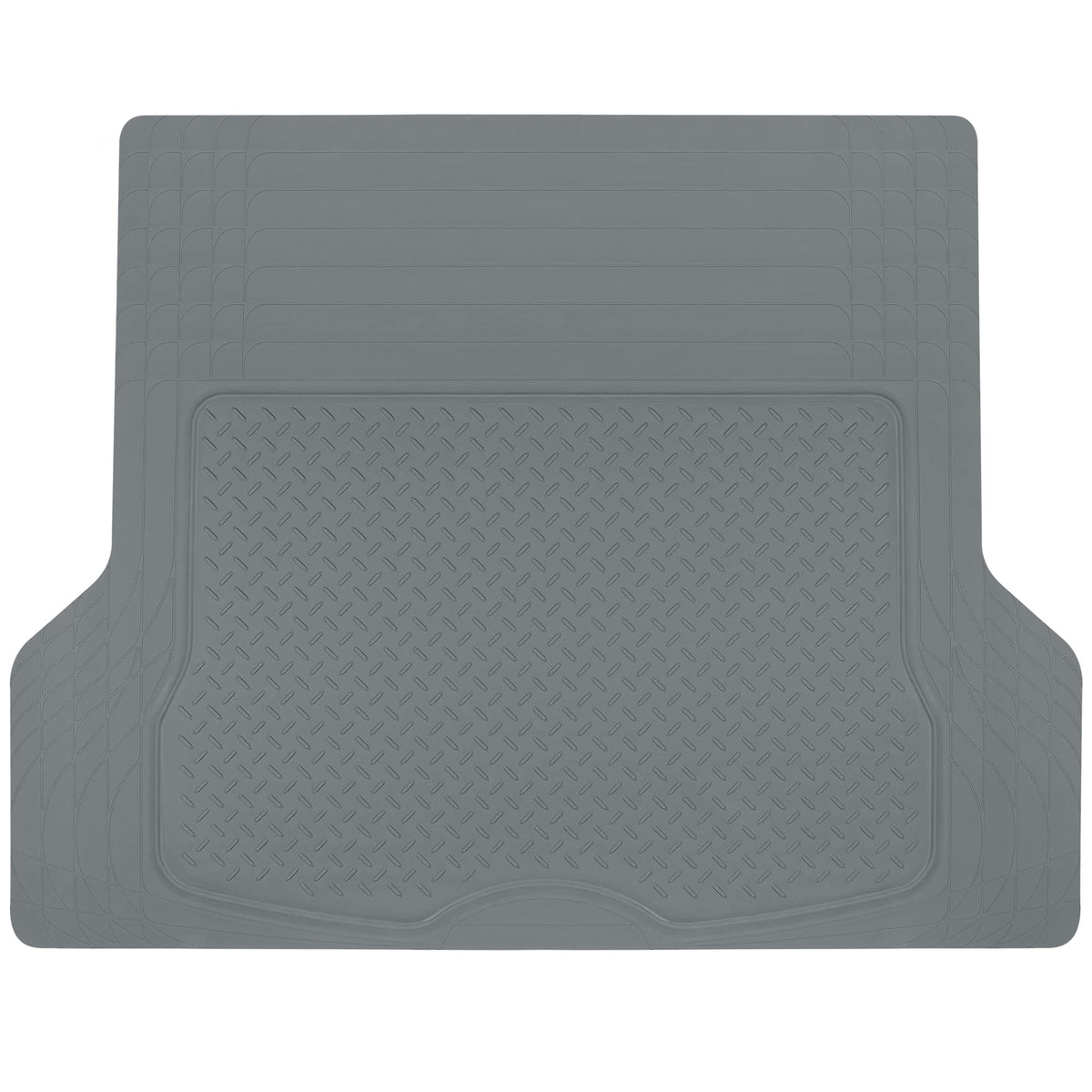 Heavy Duty Cargo Liner Floor Mat-All Weather Trunk Protection, Trimmable to Fit & Durable HD Rubber Protection for Car SUV Sedan Auto