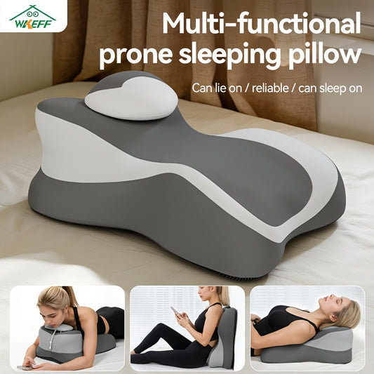 Multifunctional Pillow, Adult Pillow, Adaptive Pillow, Memory Foam Ergonomic Pillow, Cervical Pillow, Body Pillow, Prone Pillow for Sleeping, Neck Pillow for Acid Reflux And Sitting Up, Ideal for Massage, with Removable Cover, Perfect Gift