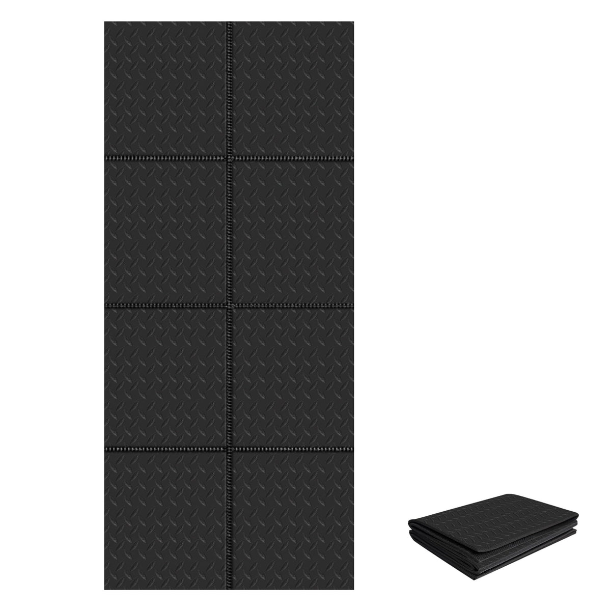 VTORY Walking Pad Mat for Carpet - 1/5" Thick Foldable Treadmill Mat