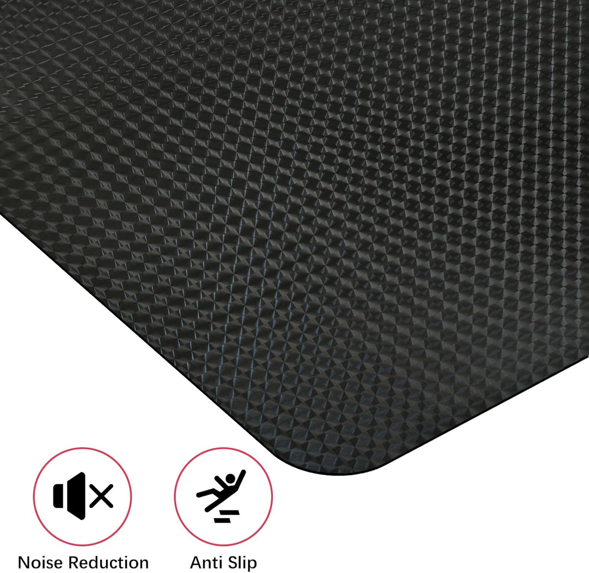 Vicwe Gaming Chair Mat for Hardwood Floor, 55"×36" Chair Mat, Easy Glide