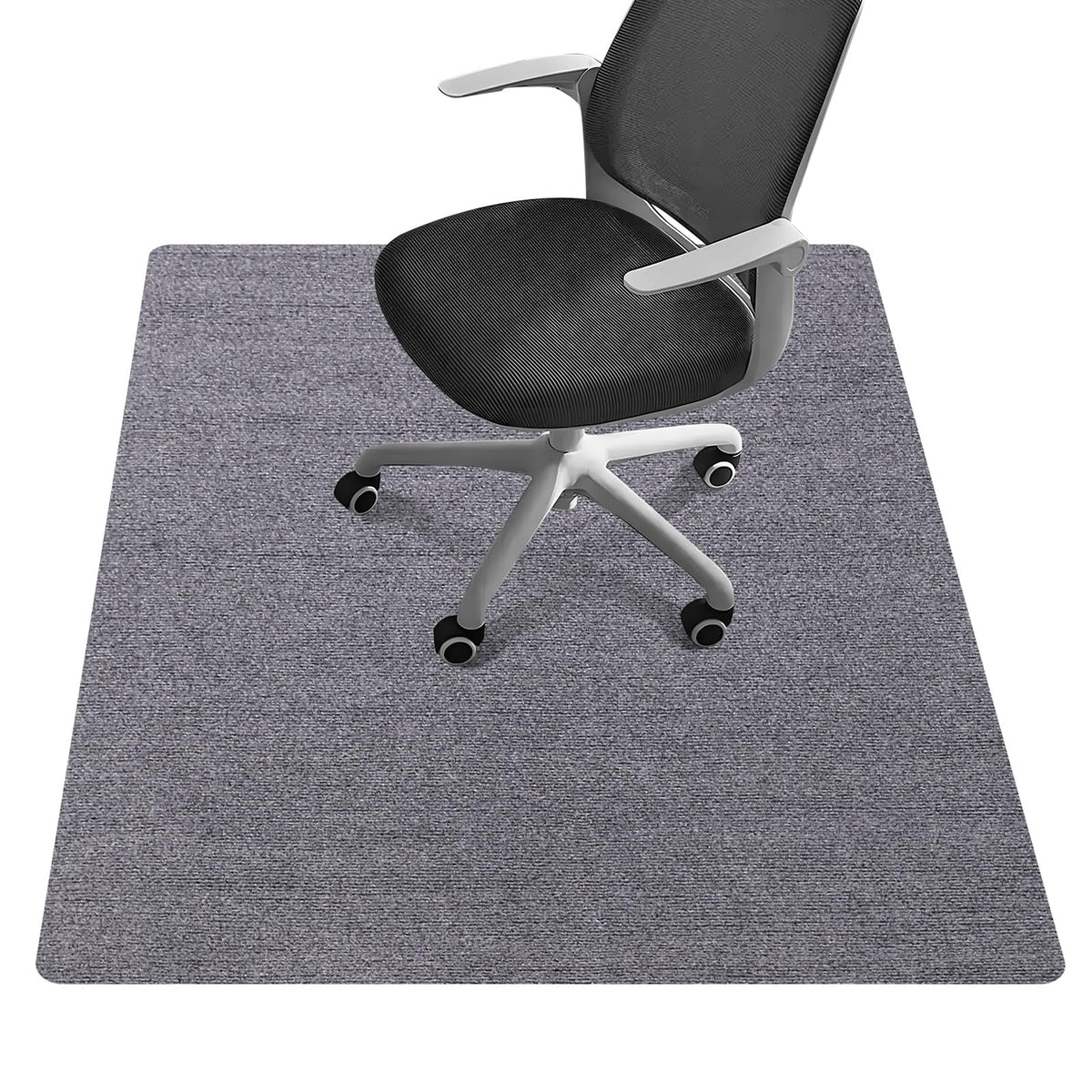 Office Chair Mat - for Hardwood Floors, Large Non-Slip Easy-Clean Floor Protection Blanket (Grey, “48 x 36in”).