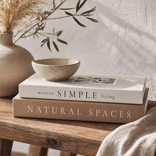 ZICOTO Beautiful Decorative Books Set of 2 for Your Coffee Table & Shelf