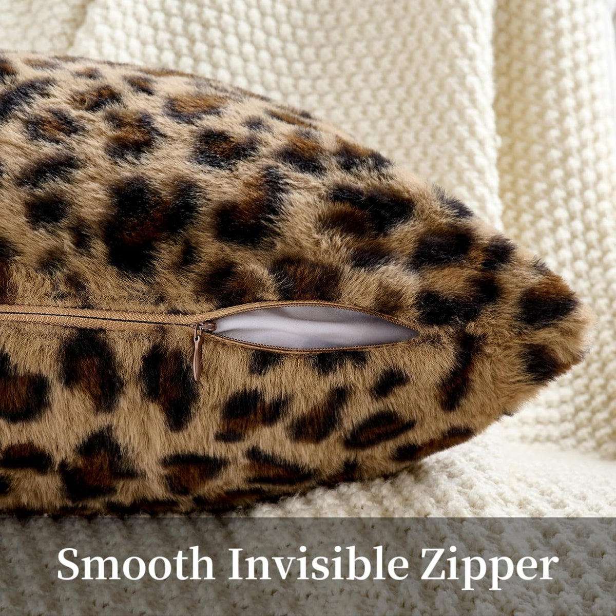 GALMAXS7 Cheetah Pillow Covers Leopard Throw Pillow Covers Set of 2, 18x18