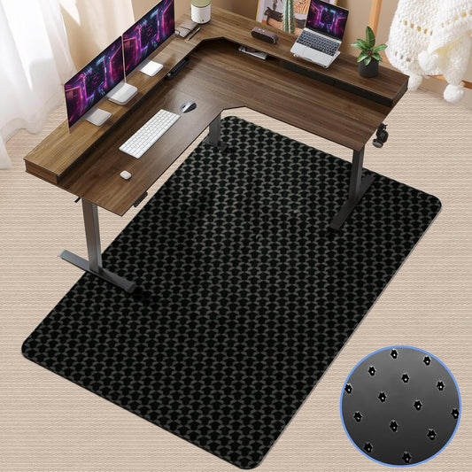 Vicwe Office Chair Mat for Carpet, 63"x51" Heavy Duty Chair Mat with Studs