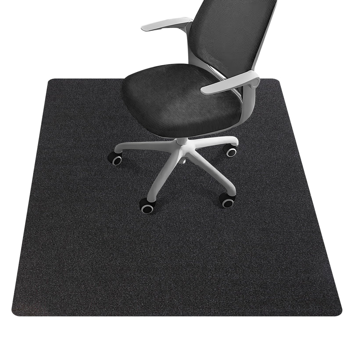 Office Chair Mat - for Hardwood Floors, Large Non-Slip Easy-Clean Floor Protection Blanket (Grey, “48 x 36in”).