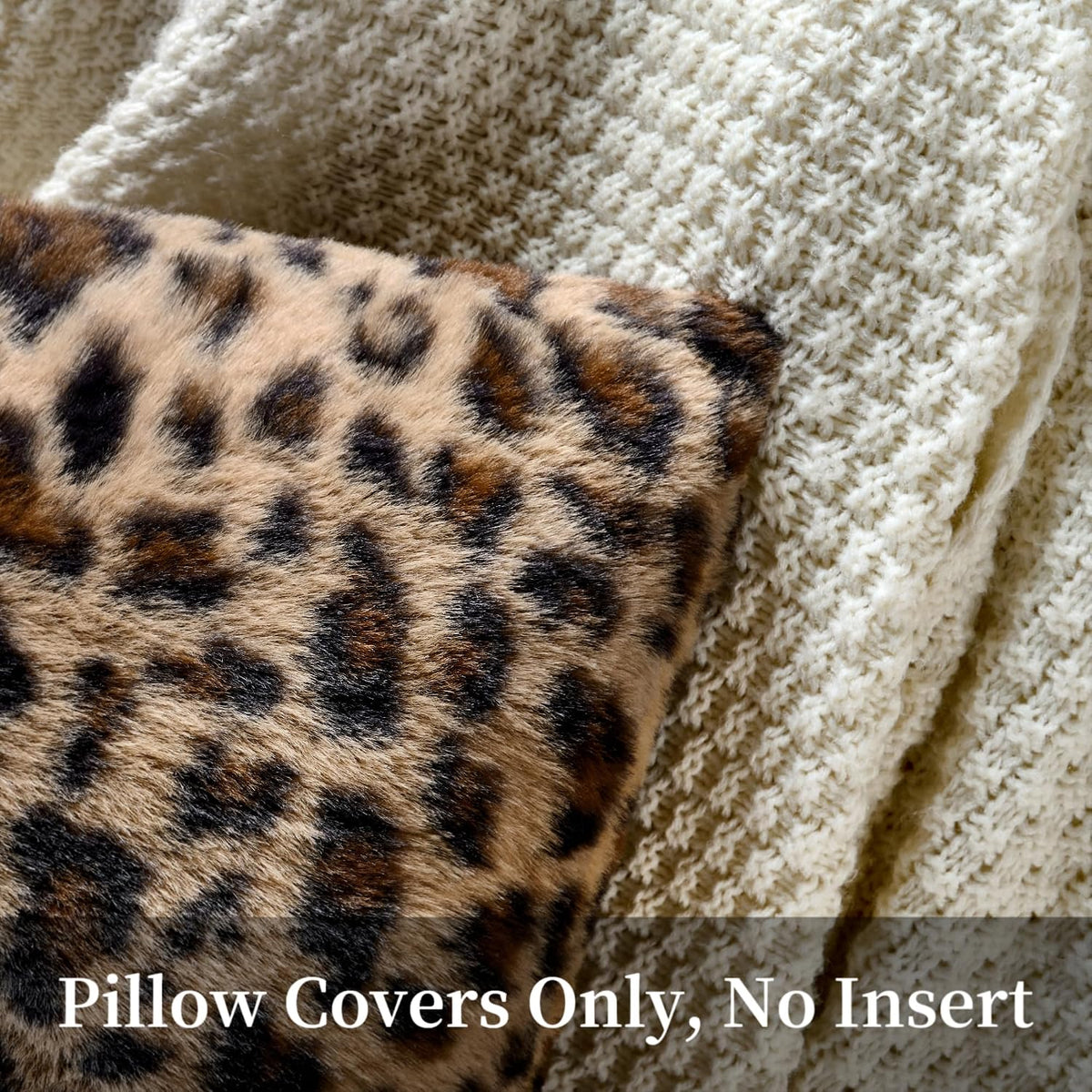 GALMAXS7 Cheetah Pillow Covers Leopard Throw Pillow Covers Set of 2, 18x18