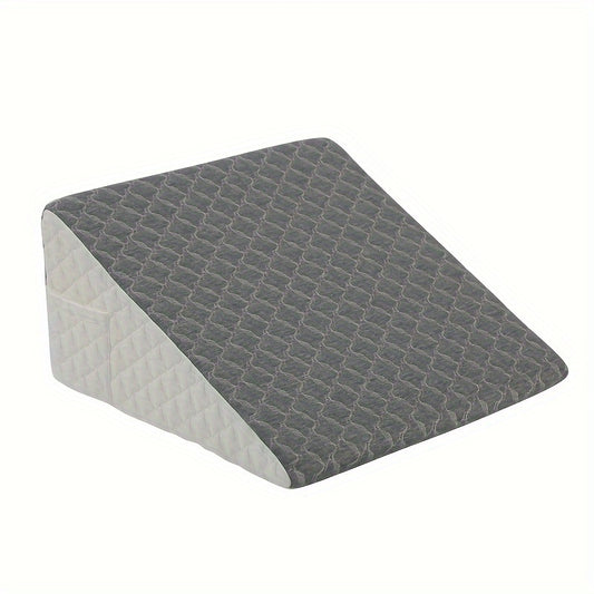 Bed Wedge Pillow, Unique Design for Multi Position Use, Wedge Pillow for Sleeping, Works for Back Support, Leg, Knee, Includes Cover Plus