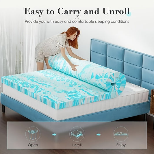 A 2-Inch/3-Inch Mattress Featuring Advanced High-Density That Is Soft, Comfortable, And Offers Excellent Support for a Pleasant Sleeping Experience. Ideal for Use in Various Settings Like Bedrooms And Apartments