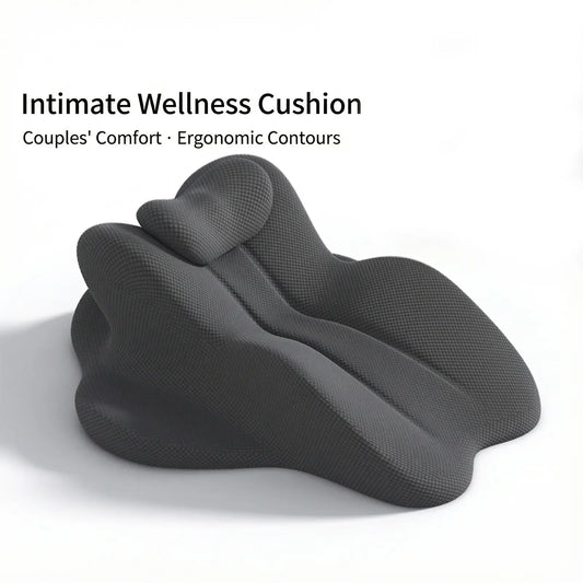 Ergonomic Bed Pillow with Washable Cover - Multi-purpose Backrest, Prone, Lying Support for Neck, Back, Sleeping, Reading - Ideal Household Office Accessory, Birthday Gift