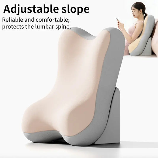 Multifunctional Bed Headrest Pillow, Lumbar Support Cushion, Bedroom Phone Rest Back Support, Neck and Waist Protection Pad, Adjustable Backrest